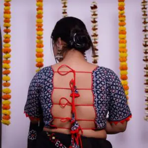 Latest Backless Blouse Designs For Saree and lehenga