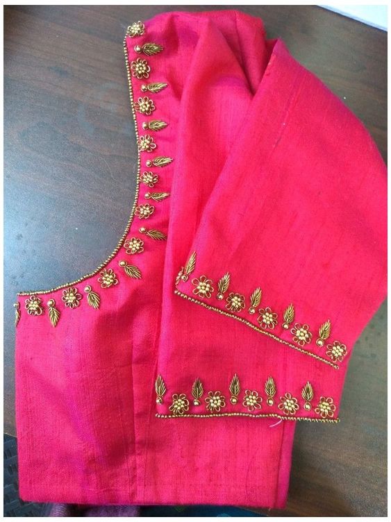 aari work blouse new designs