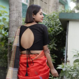 51 Backless Blouse Designs to Take Your Breath Away
